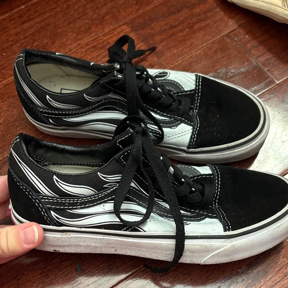 Vans Other - Vans Black and White Kids Sneakers